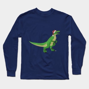 Santa "Claws" Raptor Long Sleeve T-Shirt